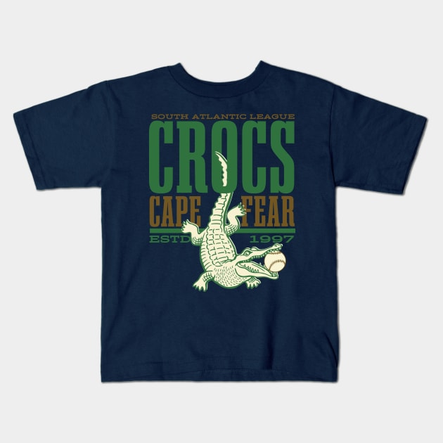 Cape Fear Crocs Kids T-Shirt by MindsparkCreative